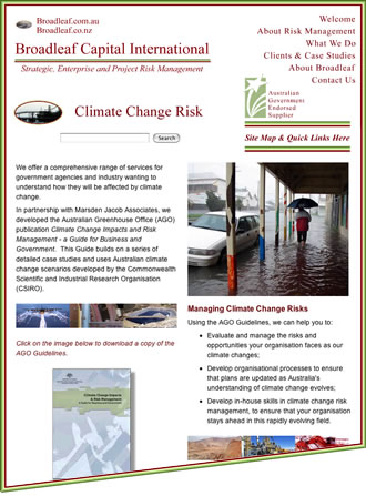 Climate Change Risk management