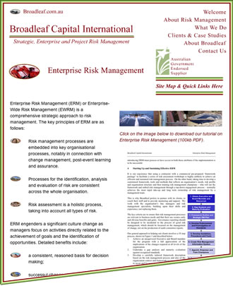 Enterprise risk management