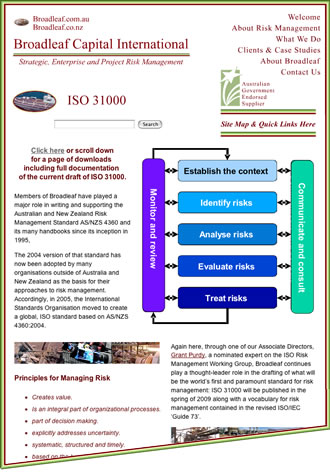 ISO 31000 page