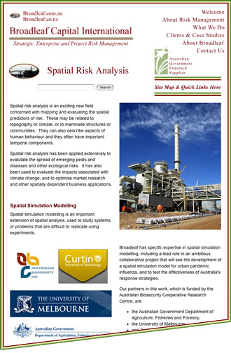 Spatial Risk Analysis
