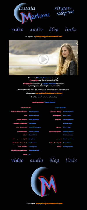Click for Claudia Marjkovic's website