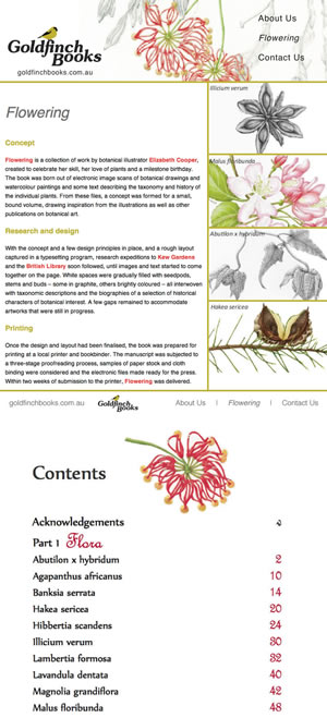 Click for the Goldfinch Books website