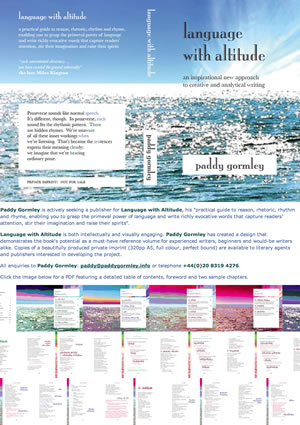 Click for Paddy Gormley's Language with Altitude website
