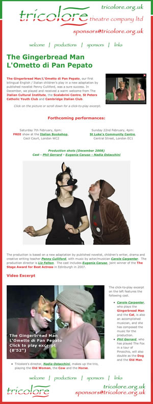 Click for the Tricolore Theatre Company website